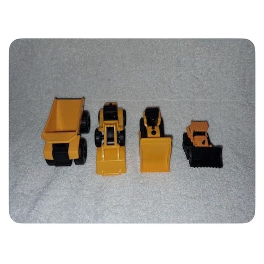 Caterpillar Mini Construction Vehicles Set of 4 - Dump Truck, Loader, More